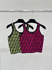 Fendi Tank Top FF Pattern  - 1