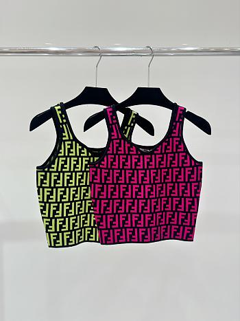 Fendi Tank Top FF Pattern 