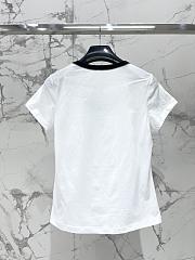 YSL Women White T-Shirt - 3