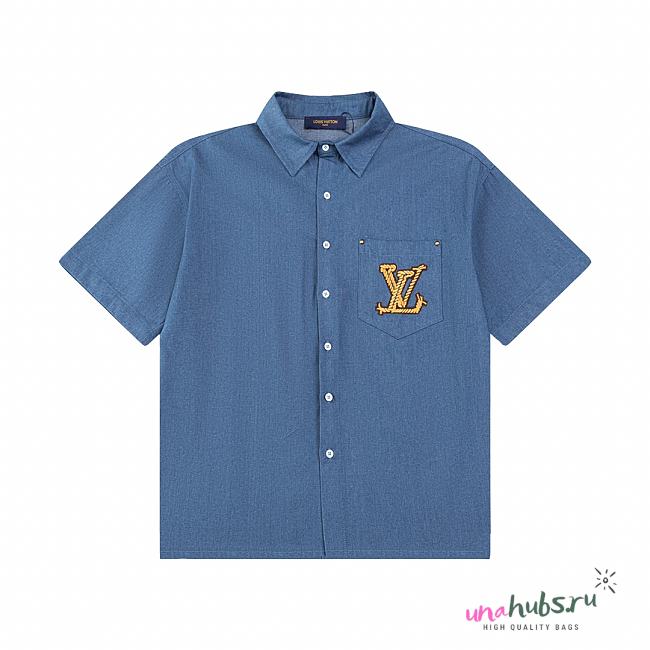 Louis Vuitton x Pharrell Williams denim embroidered set - 1