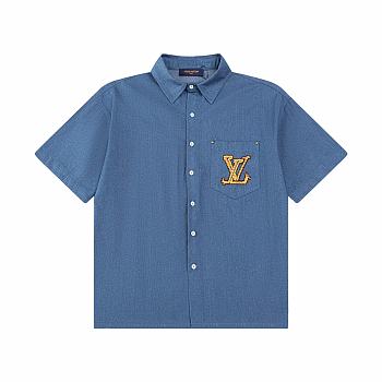 Louis Vuitton x Pharrell Williams denim embroidered set