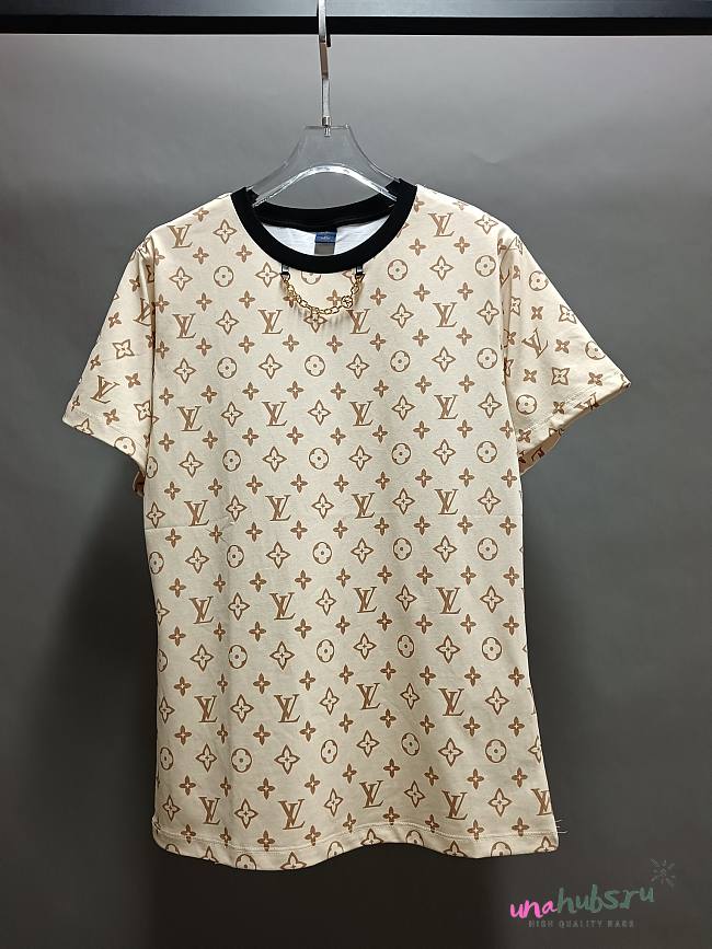 Louis Vuitton Monogram T-Shirt Beige - 1