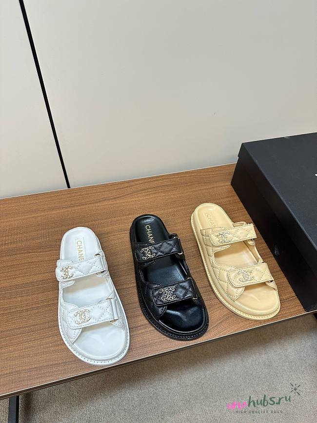 Chanel CC Dad Sandals  - 1