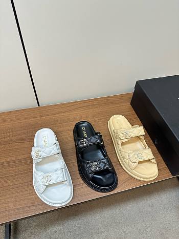 Chanel CC Dad Sandals 