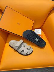 Hermes Chypre Sandal In Grey - 3