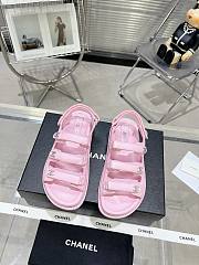 Chanel CC Dad Sandals in 4 colors (bkack,white,beige,pink) - 1