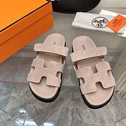 Hermes Chypre Sandal In Pink - 1