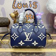 Louis Vuitton Speedy Bandoulière 20 Navy Cream - 4