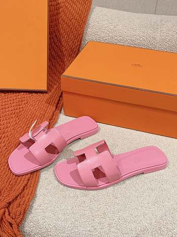 Hermes Oran Sandals All Pink
