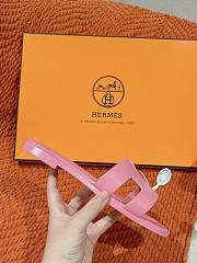 Hermes Oran Sandals All Pink - 6