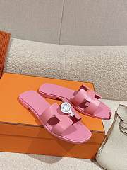 Hermes Oran Sandals All Pink - 4