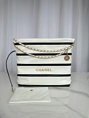 Chanel 22 Small Handbag Shiny Calfskin - 35cmX37cmX7cm - 4