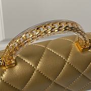 	 Chanel CF Mini 24s Top Handle Bag in Gold - 12×19×6cm - 3