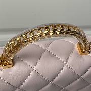 	 Chanel CF Mini 24s Top Handle Bag in Pink - 12×19×6cm - 4