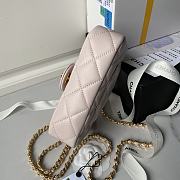 	 Chanel CF Mini 24s Top Handle Bag in Pink - 12×19×6cm - 2