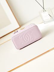 	 Chanel Vanity Shoulder Bag With Handle In Pink - 10-17-8cm - 6