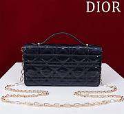 Dior My Dior Blue Patent Leather Bag - 21*11.5*4.5cm - 4