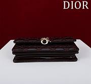 	 Dior My Dior Burgundy Patent Leather Bag - 21*11.5*4.5cm - 5