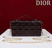 	 Dior My Dior Burgundy Patent Leather Bag - 21*11.5*4.5cm - 4