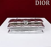 	 Dior My Dior Silver Patent Leather Bag - 21*11.5*4.5cm - 6