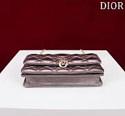 	 Dior My Dior Bronze Patent Leather Bag - 21*11.5*4.5cm - 4