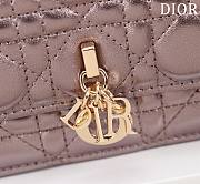 	 Dior My Dior Bronze Patent Leather Bag - 21*11.5*4.5cm - 2