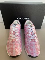 CHANEL Sneakers Pink G45585 Canvas Size 36 - 5