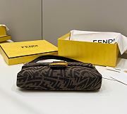 Fendi Baguette 1977 Vertigo FF Shoulder Bag Brown -  27×4×13cm  - 6