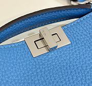 Peekaboo ISeeU XCross Blue Leathe rBag - 23/6/14.5cm - 5