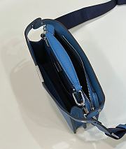 Peekaboo ISeeU XCross Blue Leathe rBag - 23/6/14.5cm - 3