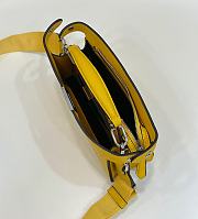 	 Peekaboo ISeeU XCross Yellow Leather Bag - 23/6/14.5cm - 3