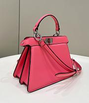 	 Fendi Peekaboo Iseeu Petite Pink Bag - 20*11*15cm - 4