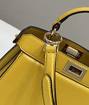 	 Fendi Peekaboo Iseeu Petite Yellow Bag - 20*11*15cm - 3