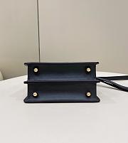 	 Fendi Peekaboo Iseeu Petite Black Bag - 20*11*15cm - 2