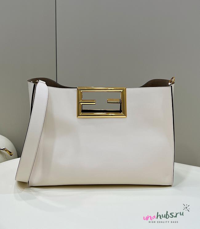 Fendi Way Bag in White - 40*17*29cm - 1