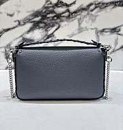 Fendi Peekcaboo Blue Mini Bag - 19.5x4.5x13cm - 5