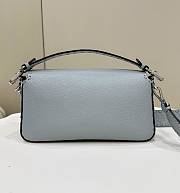 	 Fendi Peekaboo Light Blue Small Bag - 28x6.5x15cm - 2