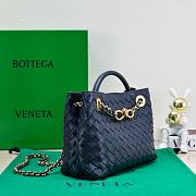 Bottega Veneta Small Andiamo Blue Handbag - 25*20*10cm - 4