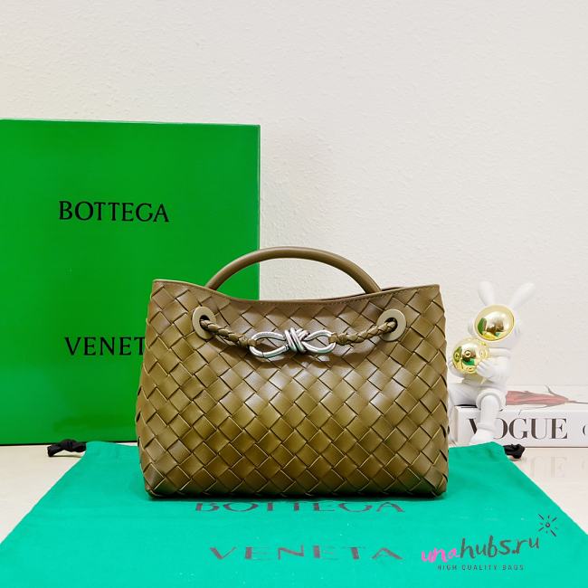 	 Bottega Veneta Small Andiamo Green Handbag - 25*20*10cm - 1