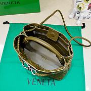 	 Bottega Veneta Small Andiamo Green Handbag - 25*20*10cm - 4