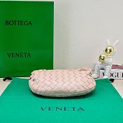 Bottega Veneta Mini Jodie In Pink Leather Bag - 23x28x8cm - 5