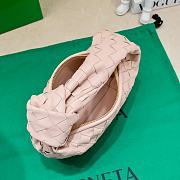 Bottega Veneta Mini Jodie In Pink Leather Bag - 23x28x8cm - 3