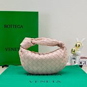 Bottega Veneta Mini Jodie In Pink Leather Bag - 23x28x8cm - 2