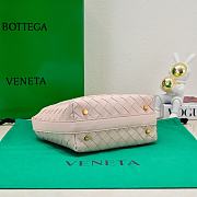 Bottega Veneta Wallace Intrecciato In Pink Leather Bag - 22x13x9.5 - 6