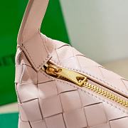 Bottega Veneta Wallace Intrecciato In Pink Leather Bag - 22x13x9.5 - 4