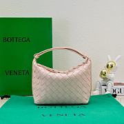 Bottega Veneta Wallace Intrecciato In Pink Leather Bag - 22x13x9.5 - 3