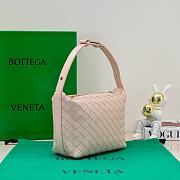 Bottega Veneta Wallace Intrecciato In Pink Leather Bag - 22x13x9.5 - 2