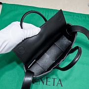 Bottega Veneta Mini East West Arco Tote Bag Black - 22*11*5.5cm - 4