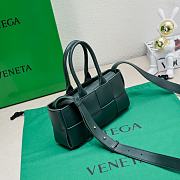 	 Bottega Veneta Mini East West Arco Tote Bag Green - 22*11*5.5cm - 6