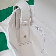 	 Bottega Veneta Mini East West Arco Tote Bag White - 22*11*5.5cm - 6